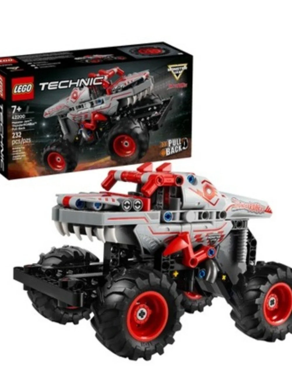 NIB LEGO Technic Monster Jam ThunderROARus Pull-Back Truck 42200